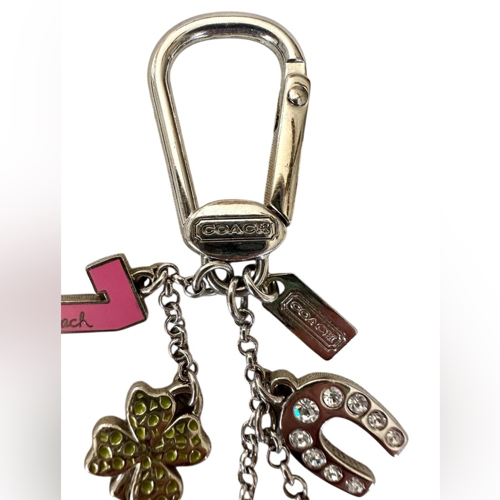 Coach “Lucky Charm” Pave Crystals Keychain/Key Fob - RARE -FIRM PRICE - Picture 3 of 5